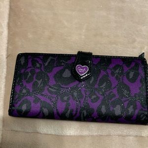 Coach Purple Ocelot Wallet
